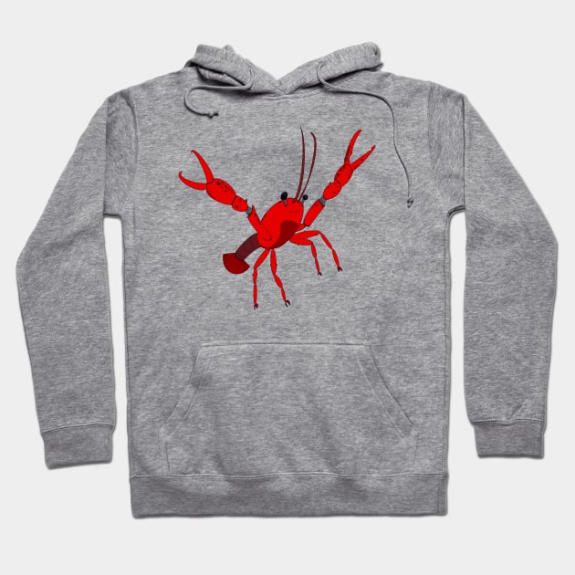 Crawfish Hoodie by Stephanie Kennedy 